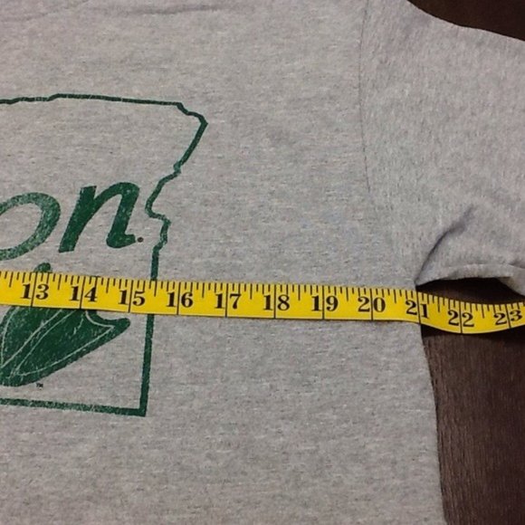 University of Oregon Sz. Large Grey Tee Shirt - Picture 3 of 5